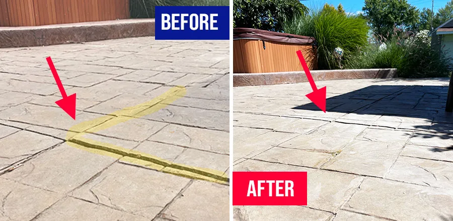 Rear Patio Concrete Lifting Nashville