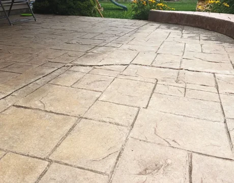 uneven patio slab repair Nashville