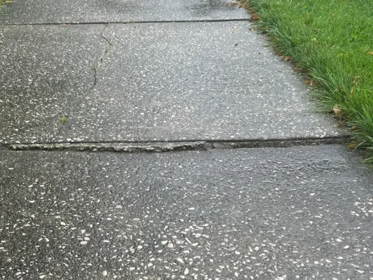 Uneven Sidewalk in Chattanooga, TN