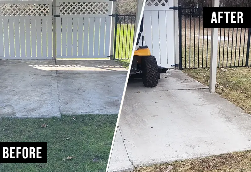 Shed patio leveling contractor Powell TN