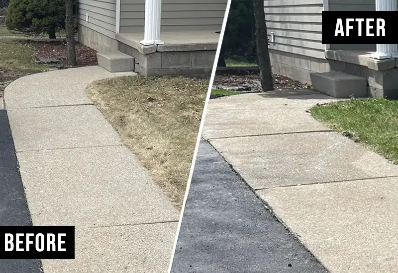 Walkway trip hazard repair contractor Frisco TX