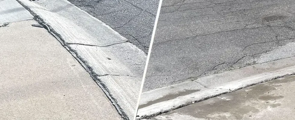 Driveway Next to Curb Concrete Raising in Hartselle, AL