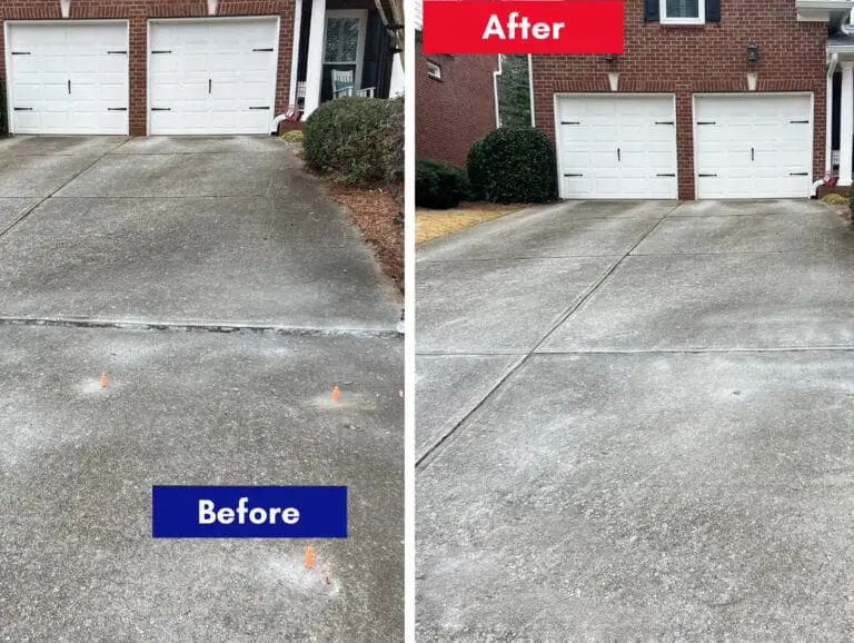 Driveway lifting at Duluth GA