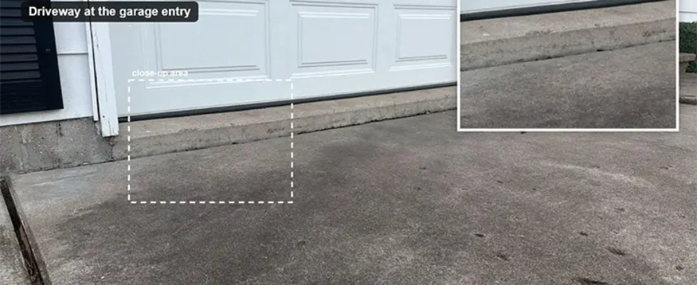 Driveway Garage Entry Concrete Lifting – Port St. Lucie FL